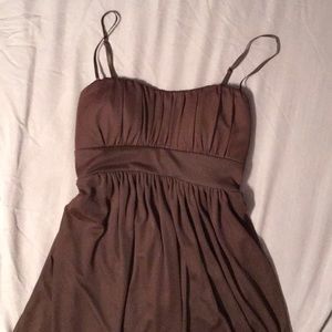 Brown formal dress